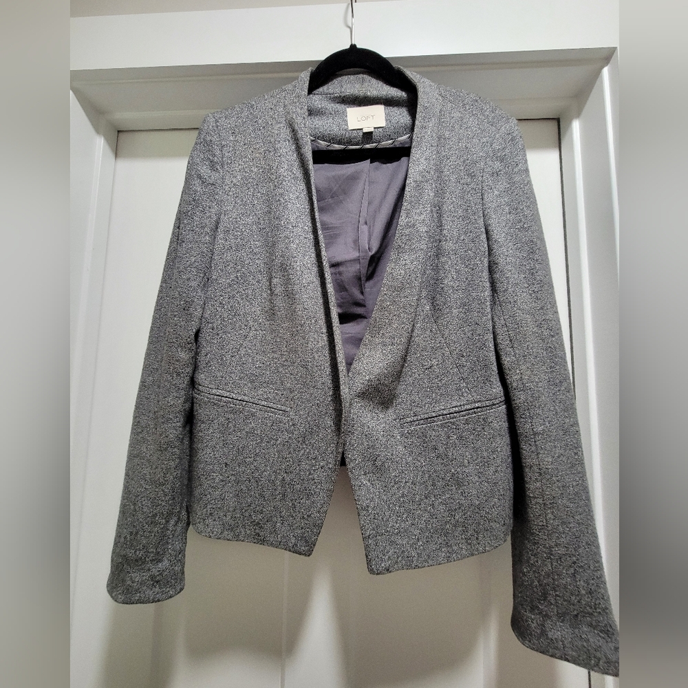 LOFT Women's Gray Blazer